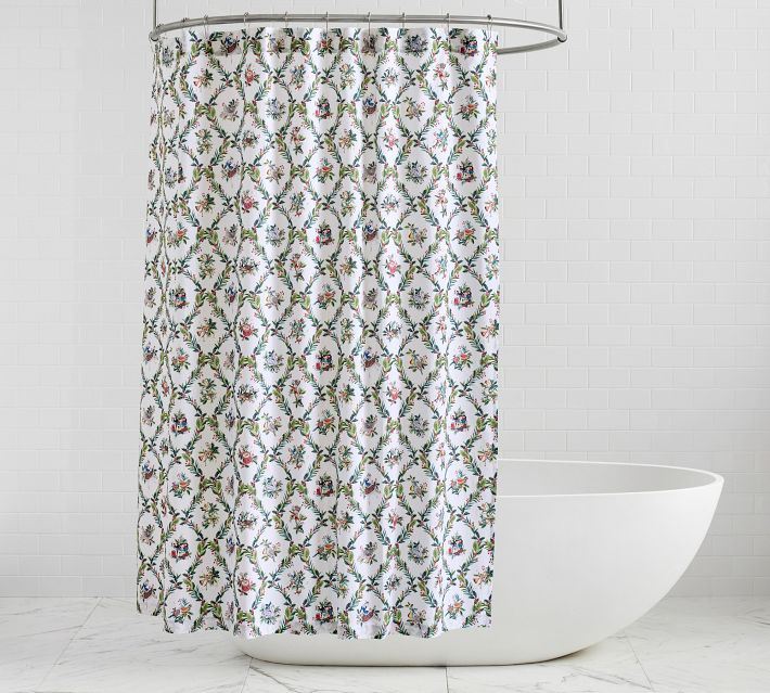 Pottery Barn 12 Days of Christmas Shower Curtain
