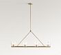 Chamberlin Metal Linear Chandelier (48")