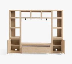 Newport 4-Piece Entryway Set with Storage Bench (99")
