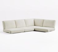 Huntington Slope Arm 4pc Sectional Cushion Slipcover Set thumbnail 2