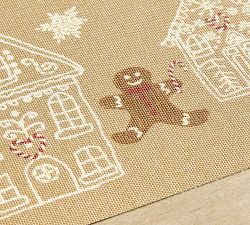 Chilewich Gingerbread Village Vinyl Placemats 