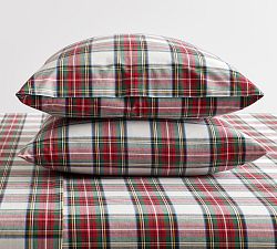Stewart Plaid Percale Pillowcases - Set of 2