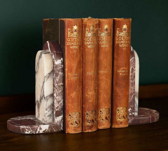 Chris Loves Julia Marble Arch Bookends - Set of 2