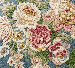 Loni Floral Embroidered Pillow Cover