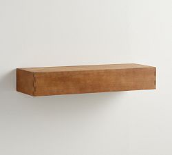 Open Box: Reed Floating Shelf (36"W x 14"D) - Antique Umber