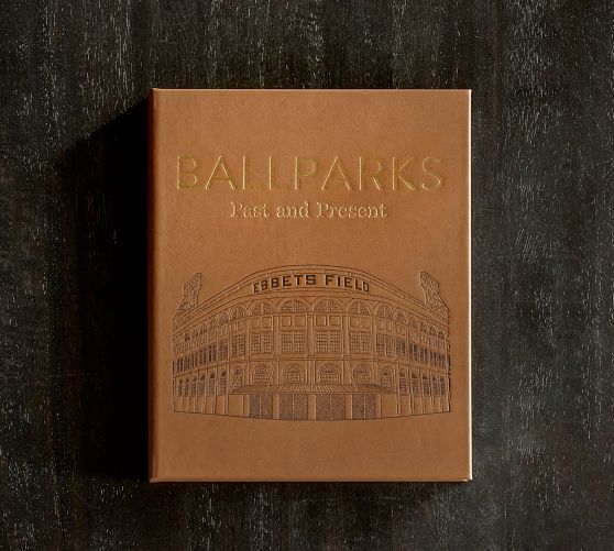 Ballparks Leather-Bound Book
