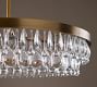 Clarissa Modern Crystal Round Chandelier (28")