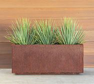 Long Box Outdoor Planters - Corten Steel thumbnail 2