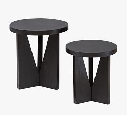 Kate Round Nesting End Tables (16"-18")
