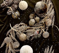 Mixed Gold Cage Ornaments - Set of 4
