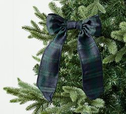 Plaid Bow Clip