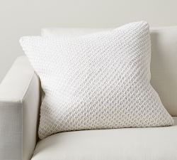 Stonewashed Handknit Pillow Cover