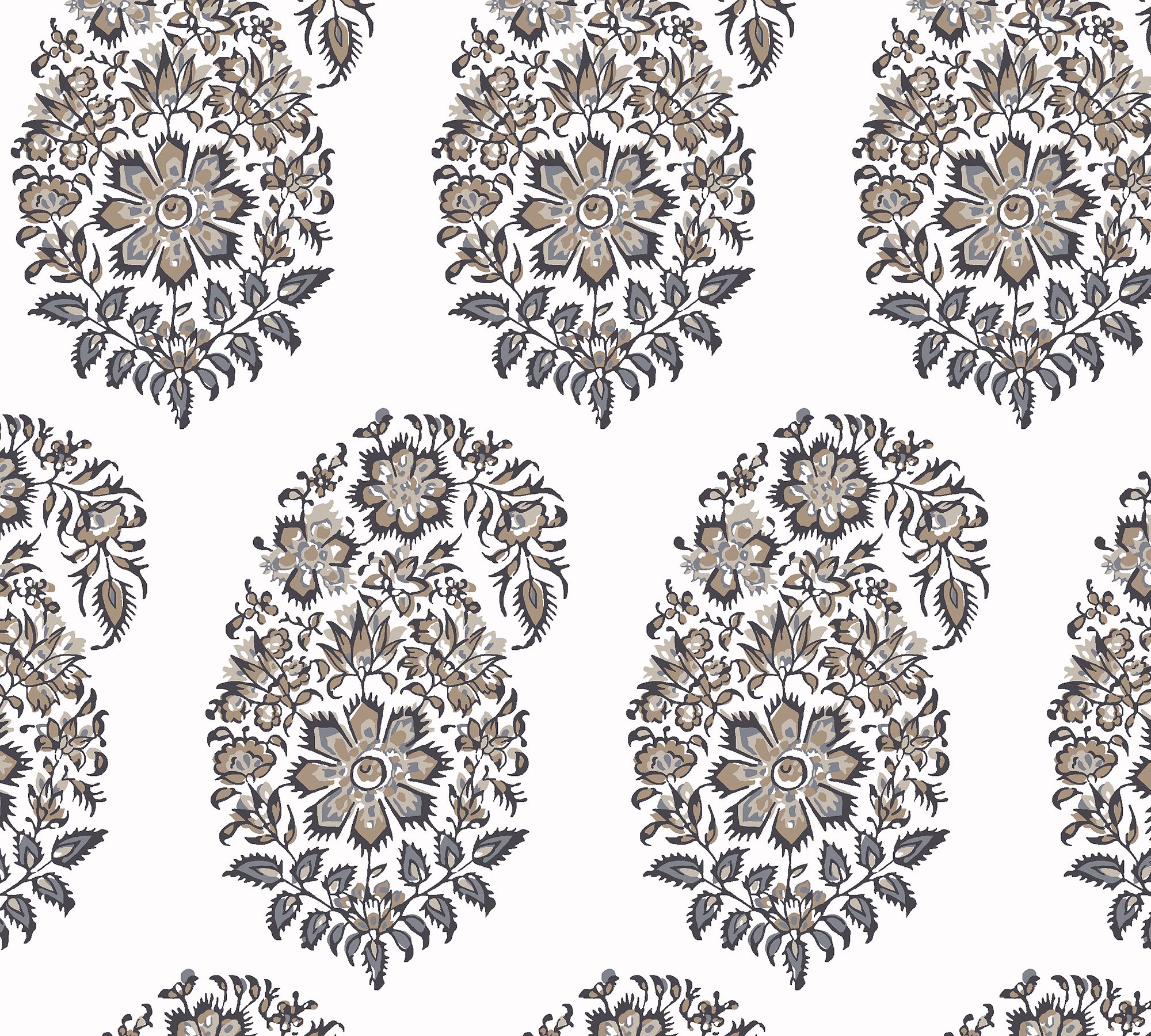Bhotah Paisley Wallpaper