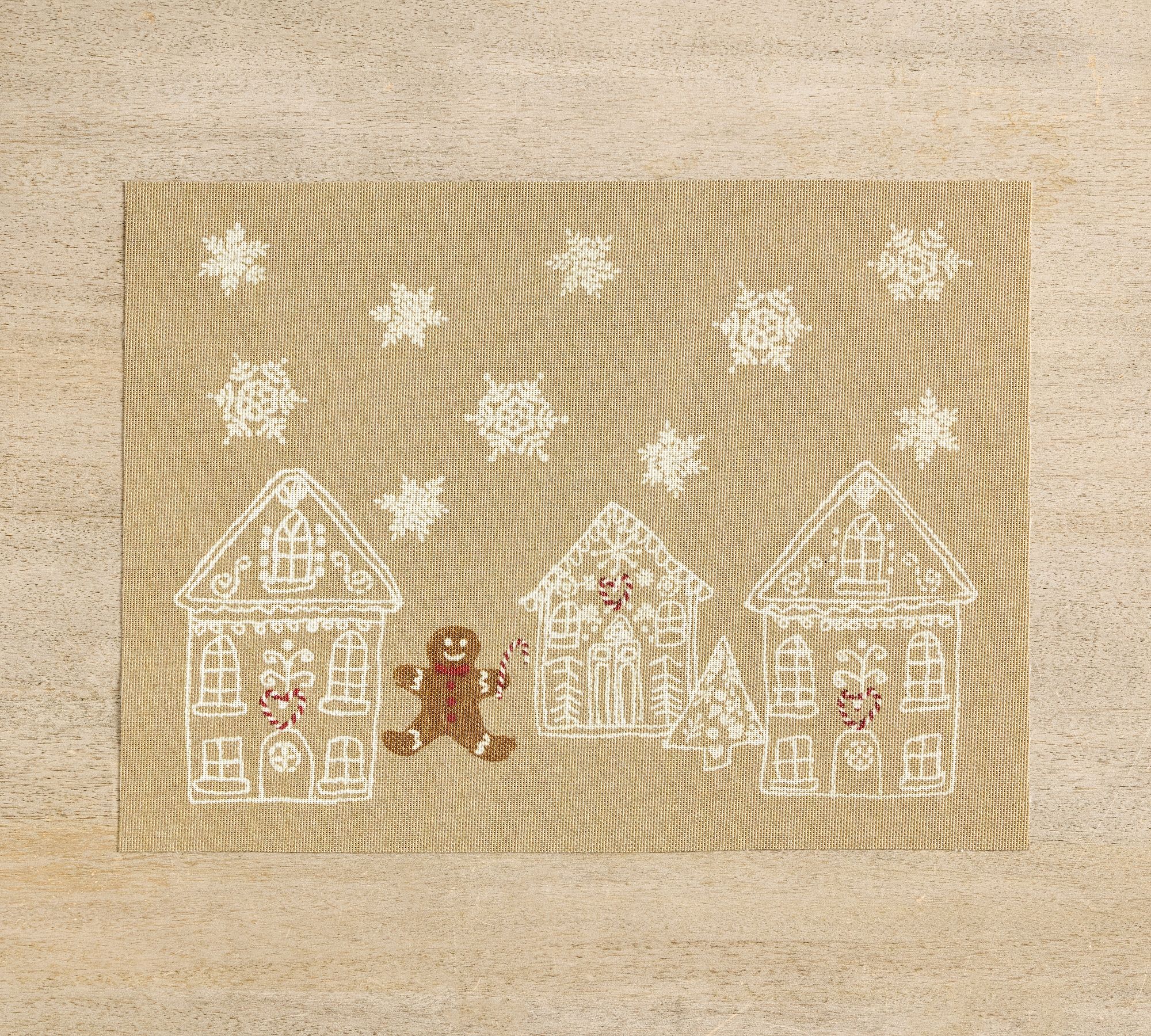 Chilewich Gingerbread Village Vinyl Placemats
