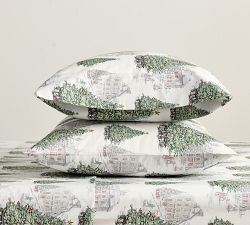 Vintage Christmas Percale Sheet Set