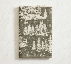 Winter Pines Jacquard Towel