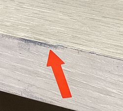 Open Box: Blair Herringbone Square Coffee Table (36") - Shoreline