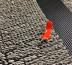 Open Box: Chilewich Heathered Shag Mat (2' x 6') - Pebble