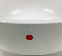 Open Box: Orion Handcrafted Terracotta Bowl, Large - White