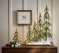 Faux Lit Whimsy Pine Tree