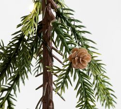 Faux Lit Whimsy Pine Tree