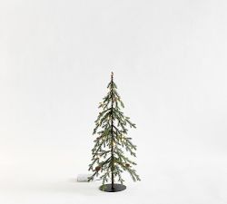 Faux Lit Whimsy Pine Tree