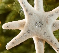 Felt Sparkle Starfish Ornament