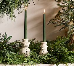 Terracotta Snowman Candle Holder