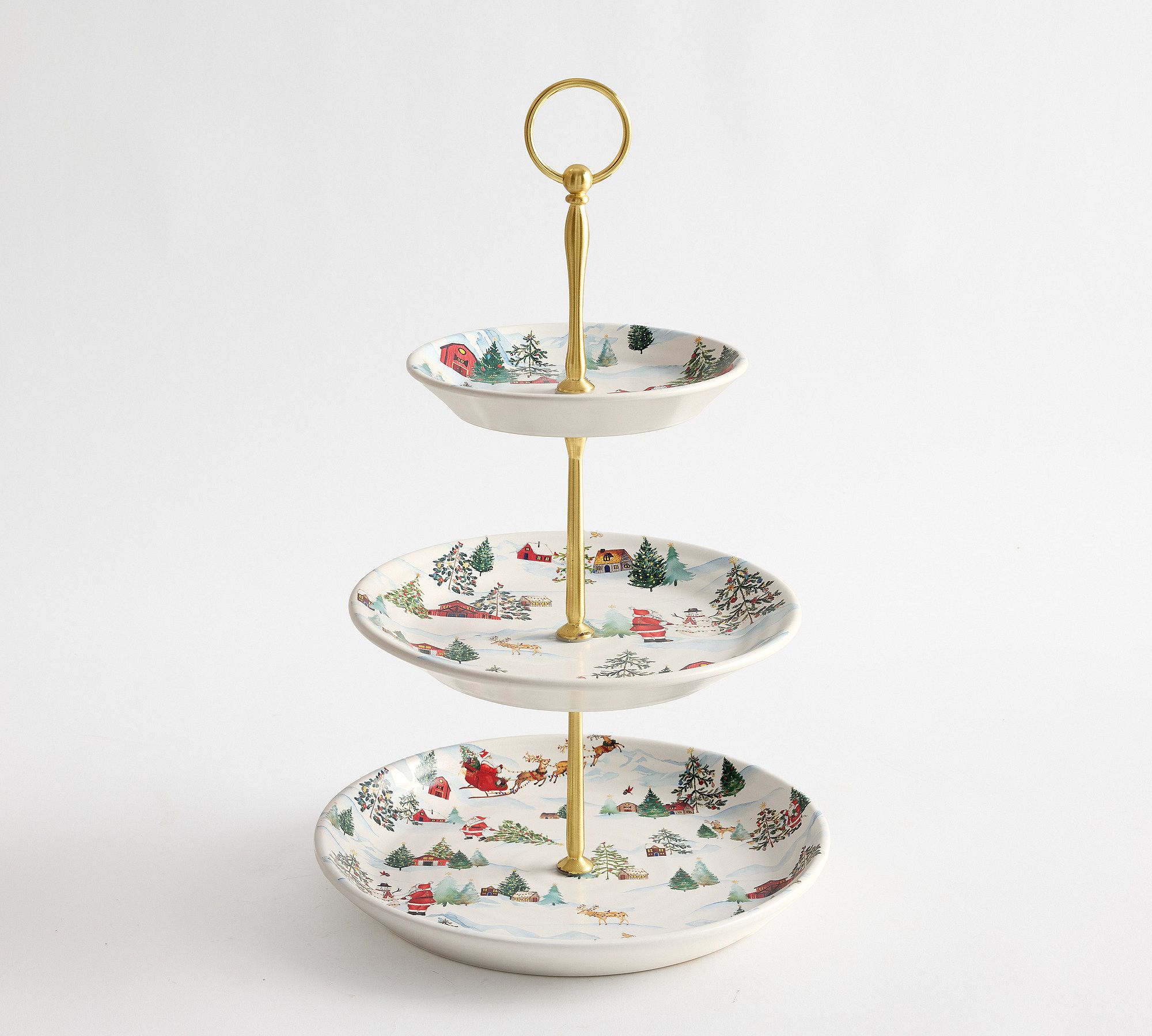 Christmas in the Country Tiered Stand