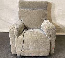 Open Box: Dream Deluxe Power Swivel Recliner - Performance Luxe Chenille Taupe