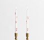 Candy Cane Taper Candle - Set of 2