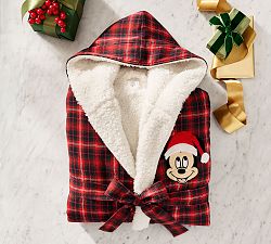 Disney Mickey Mouse and Friends Plaid Robe