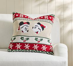 Disney Mickey Mouse and Friends Fair Isle Pillow Cover