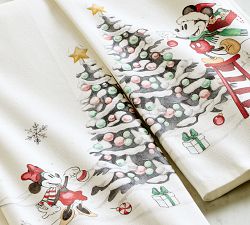 Disney Mickey Mouse and Friends Christmas Cotton Tea Towels - Set of 2