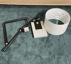 Open Box: Chauncey Metal Floor Lamp (61") - Black