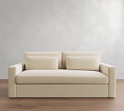 Open Box: Westwood Square Arm Deep Seat Sofa with Bench Cushion (89") - Sunbrella Performance Herringbone Oatmeal