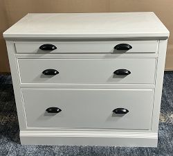 Open Box: Aubrey File Cabinet Base Only (36"W x 31"H) - Dutch White