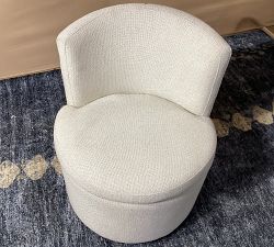Open Box: Balboa Upholstered Dining Chair - Performance Boucle Oatmeal
