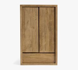 Open Box: Cayman Armoire (34") - Heirloom Wheat