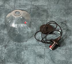 Open Box: City Glass Pendant (10"Diam) - Bronze