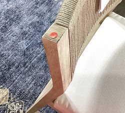 Open Box: Indio Coastal Outdoor Barstool (30") - Biscotti &amp; Oat Rope