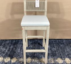 Open Box: Indio Coastal Outdoor Barstool (30") - Biscotti &amp; Oat Rope