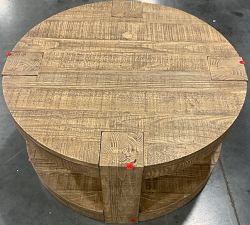 Open Box: Rockport Round Coffee Table, Small (34") - Sierra