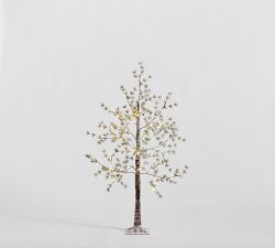 Faux Lit Pine Tree