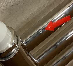 Open Box: Contemporary Towel Warmer (19.5"W x 31"H) - Polished Nickel