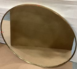 Open Box: Stowe Mirror, Round (40") - Brass