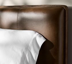 Strathmore Leather Bed