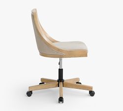 Vintners Upholstered Swivel Desk Chair