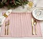 Wheaton Red Stripe Linen/Cotton Placemats - Set of 4