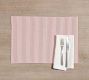Wheaton Red Stripe Linen/Cotton Placemats - Set of 4
